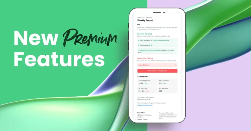 New Premium Features On BranditScan!