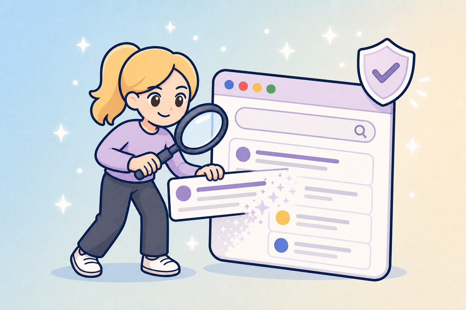 Removing a stolen-content result from Google search illustration