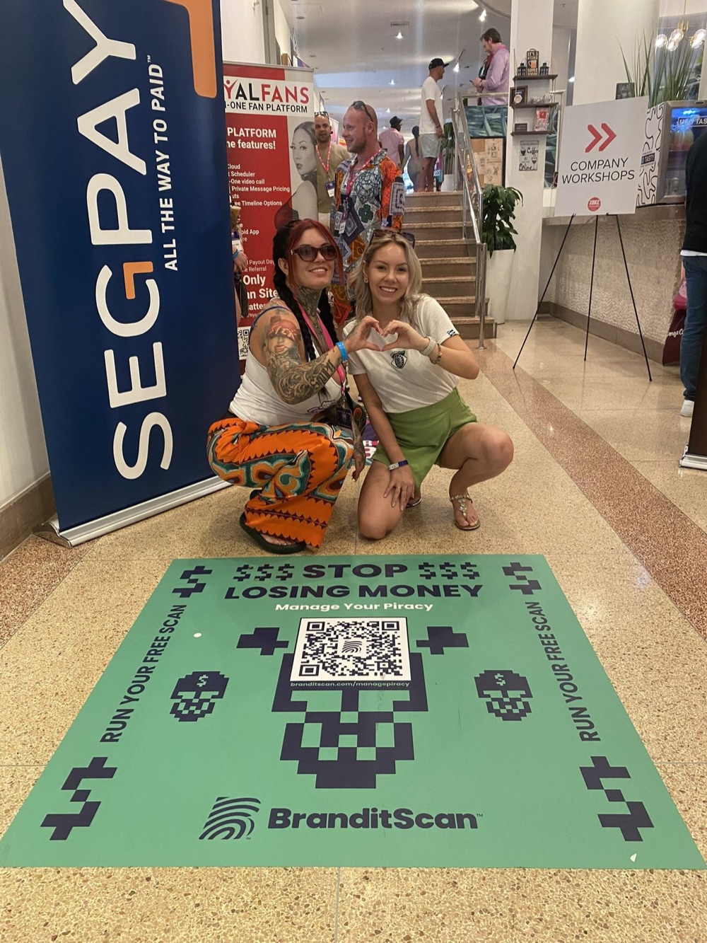 The BranditScan floor decal in 2023: stop losing money, manage your piracy