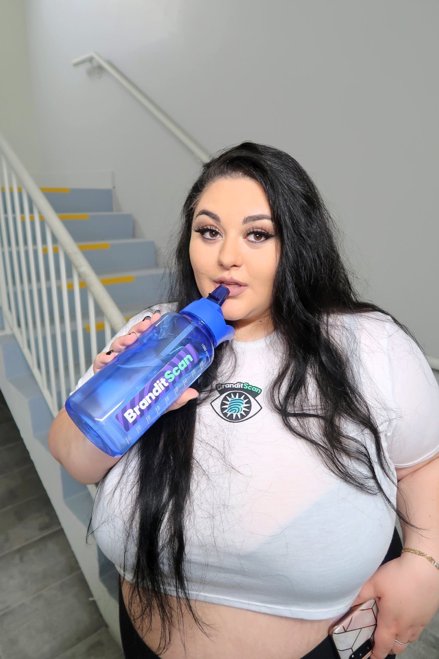Destiny Diaz in BranditScan merch