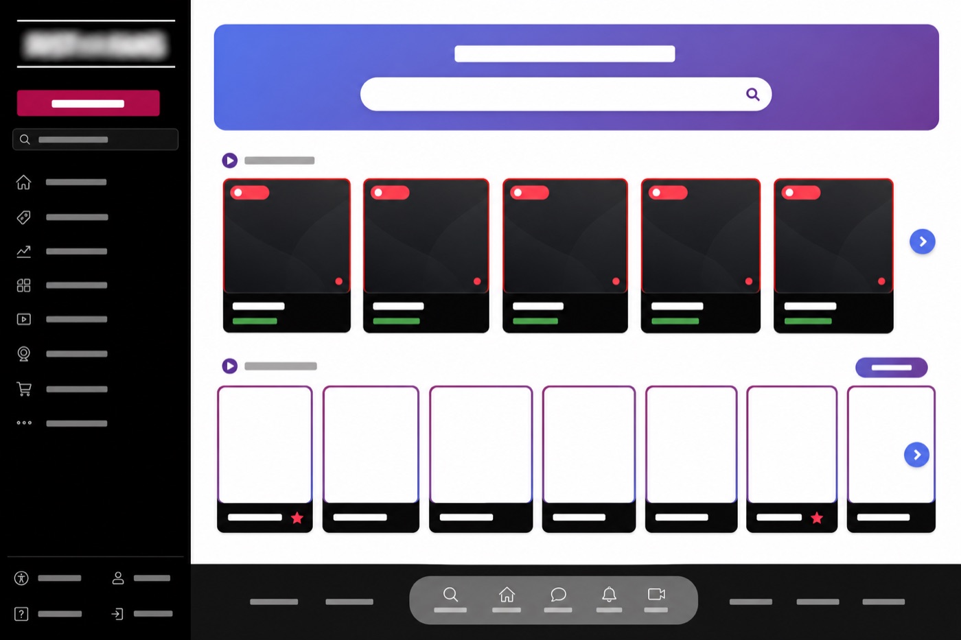 What the JustForFans interface looks like