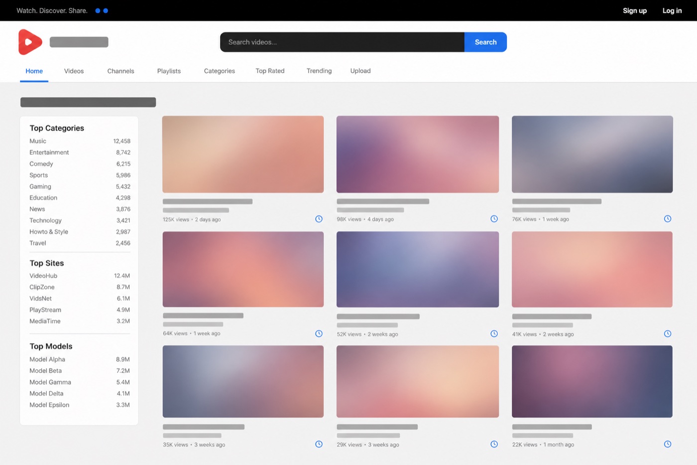 What the Alphavids cc interface looks like