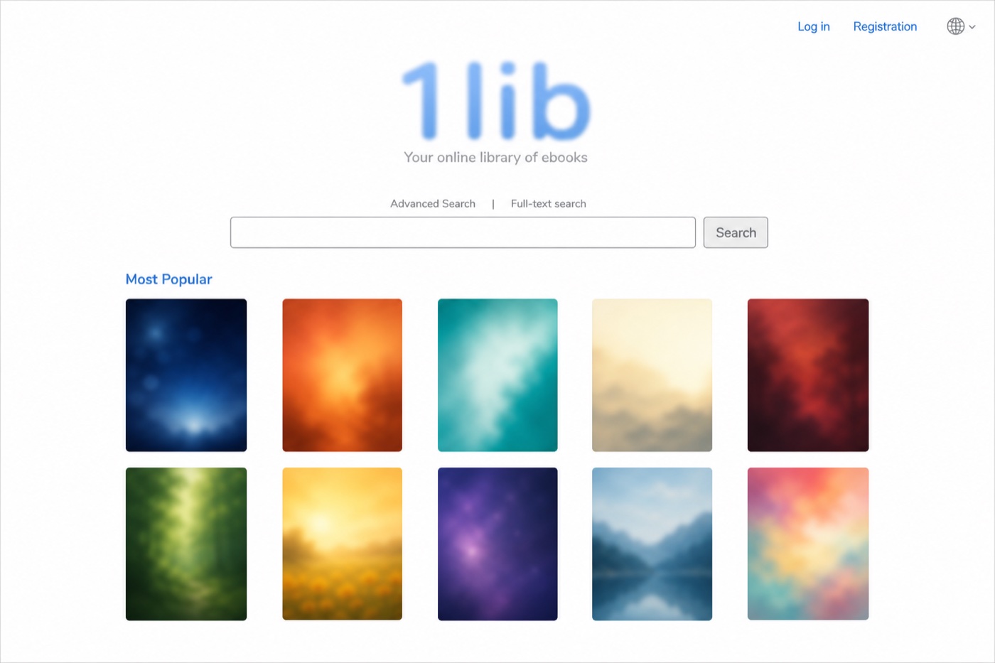 What the Br1lib org interface looks like