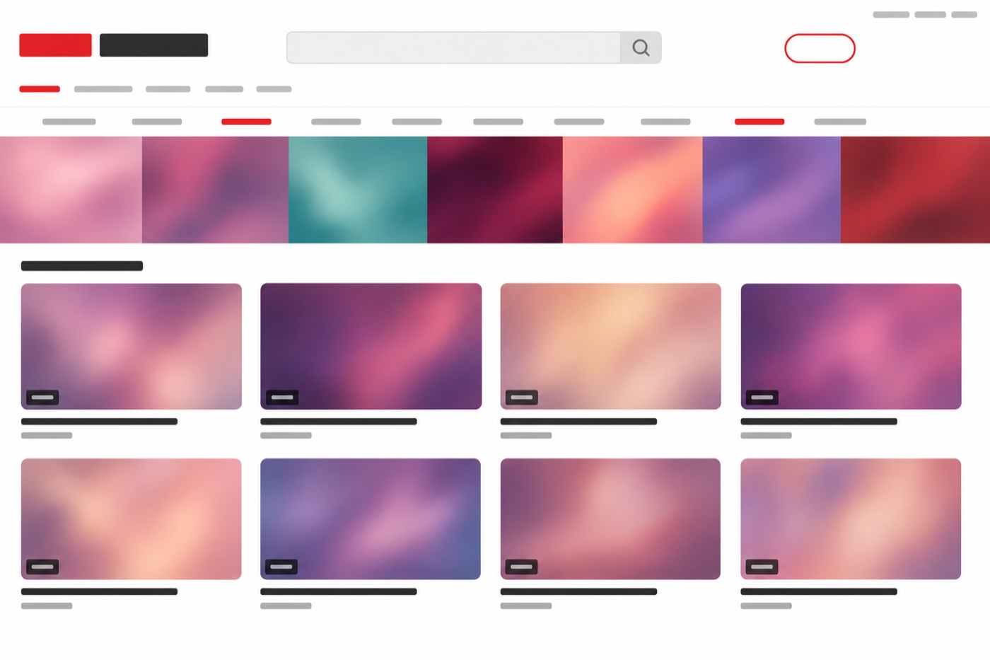 What the Cambro tv interface looks like