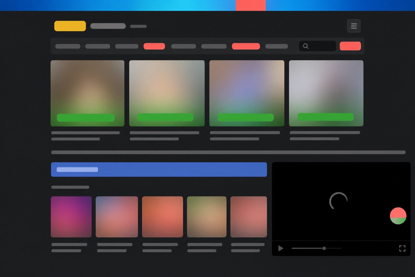 What the Camwhores video interface looks like