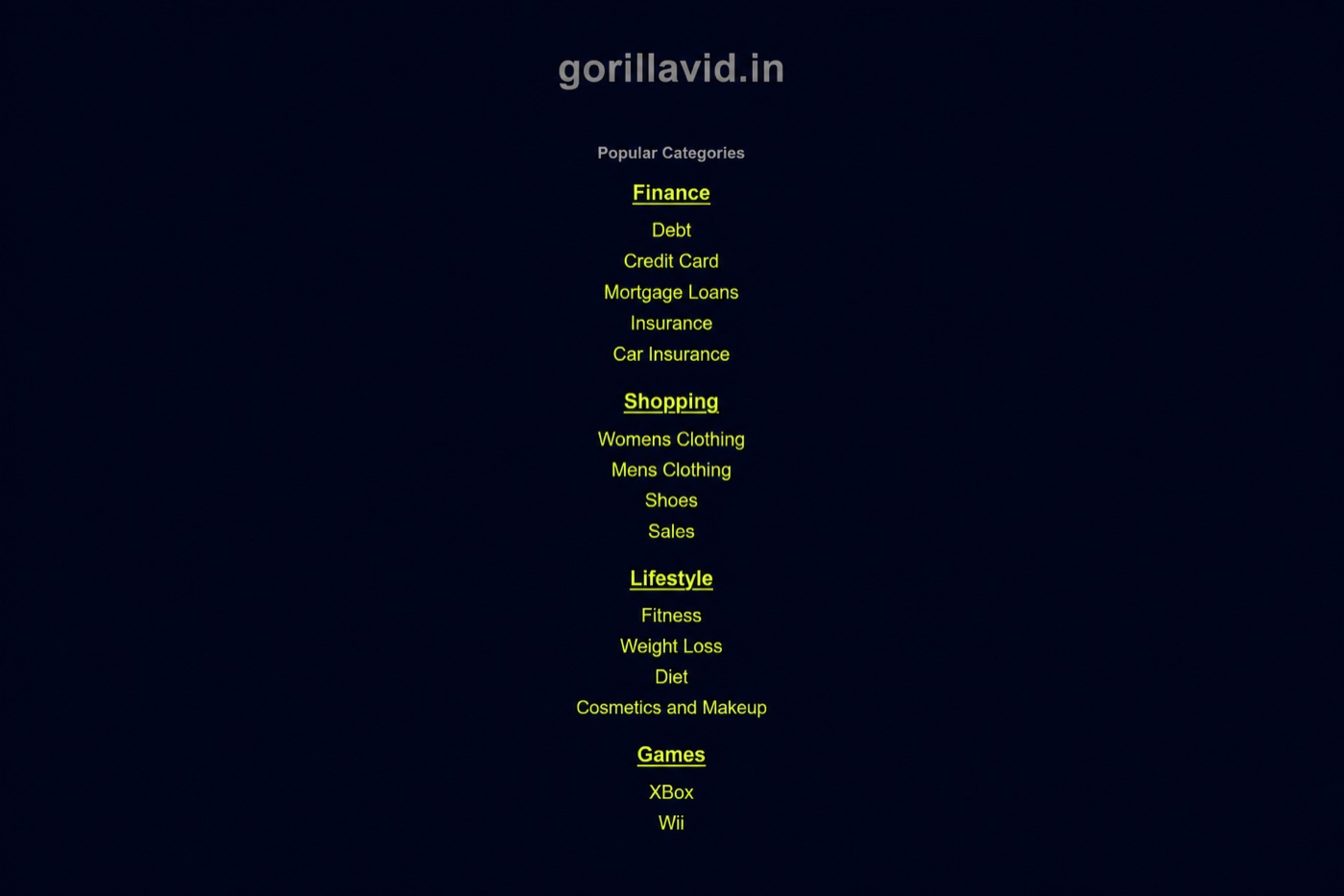 What the Gorillavid in interface looks like