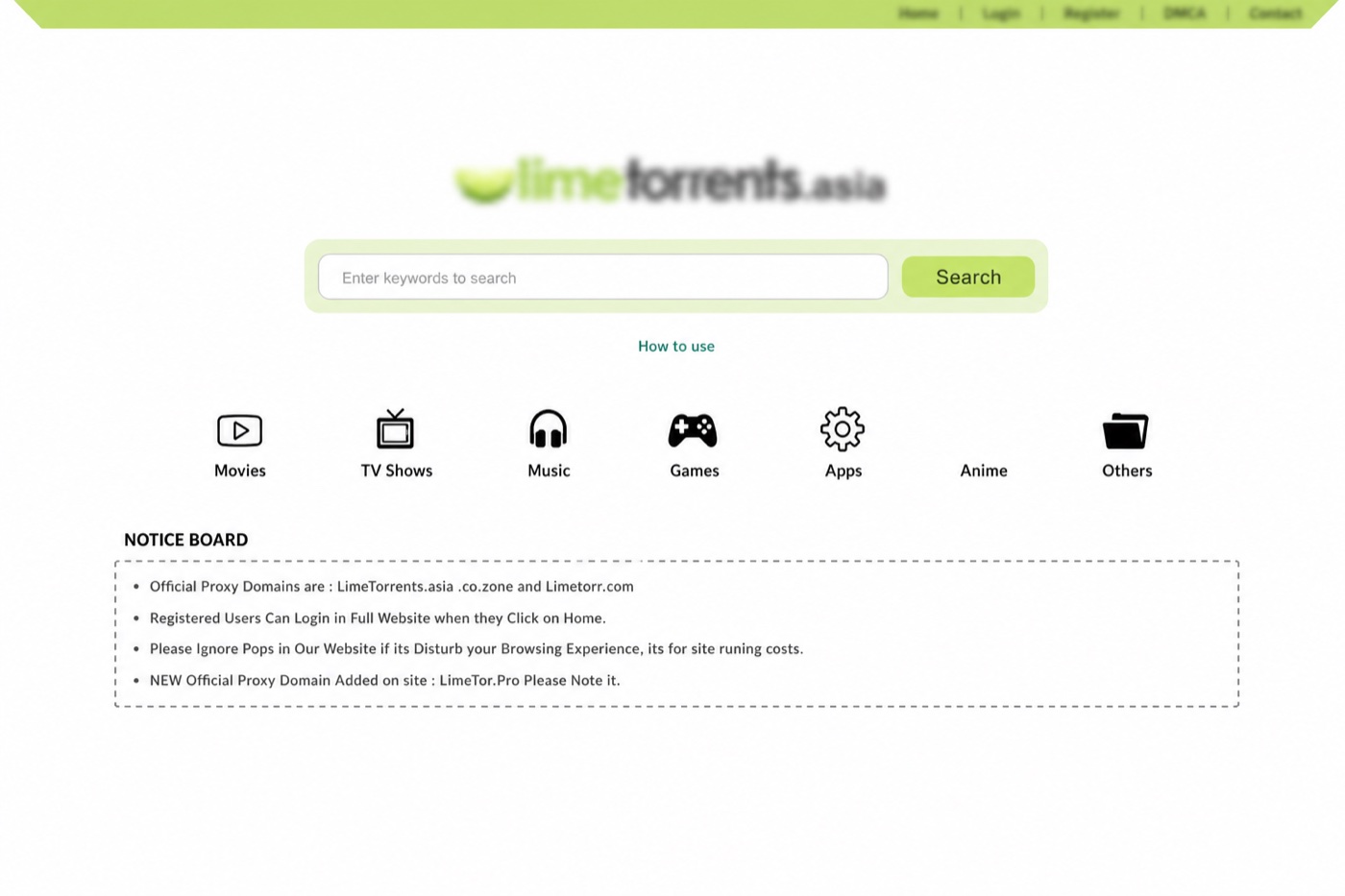 What the Limetorrents cc interface looks like