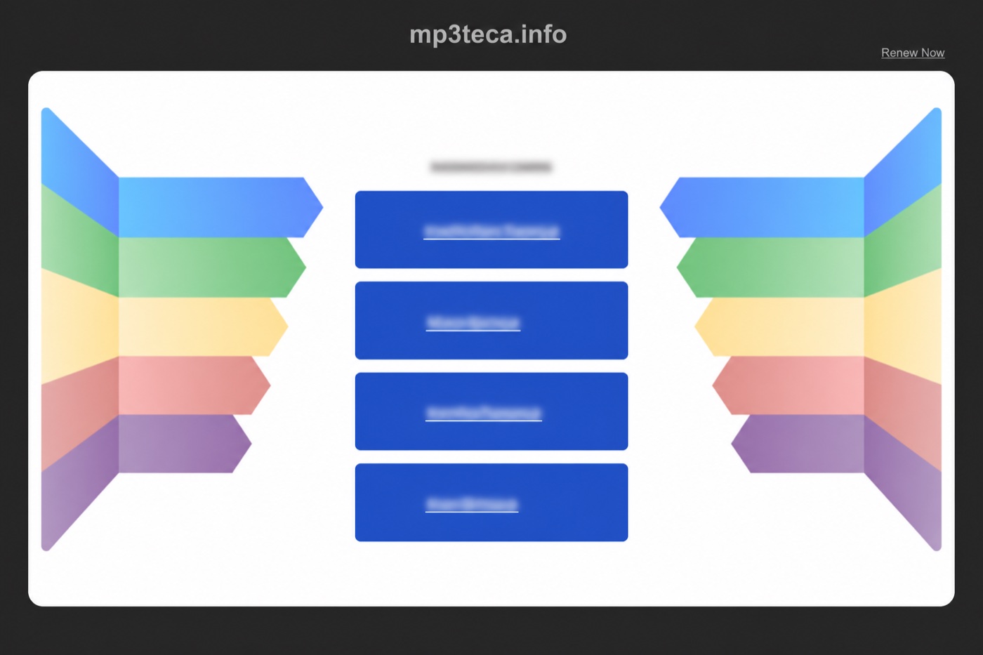What the Mp3teca info interface looks like
