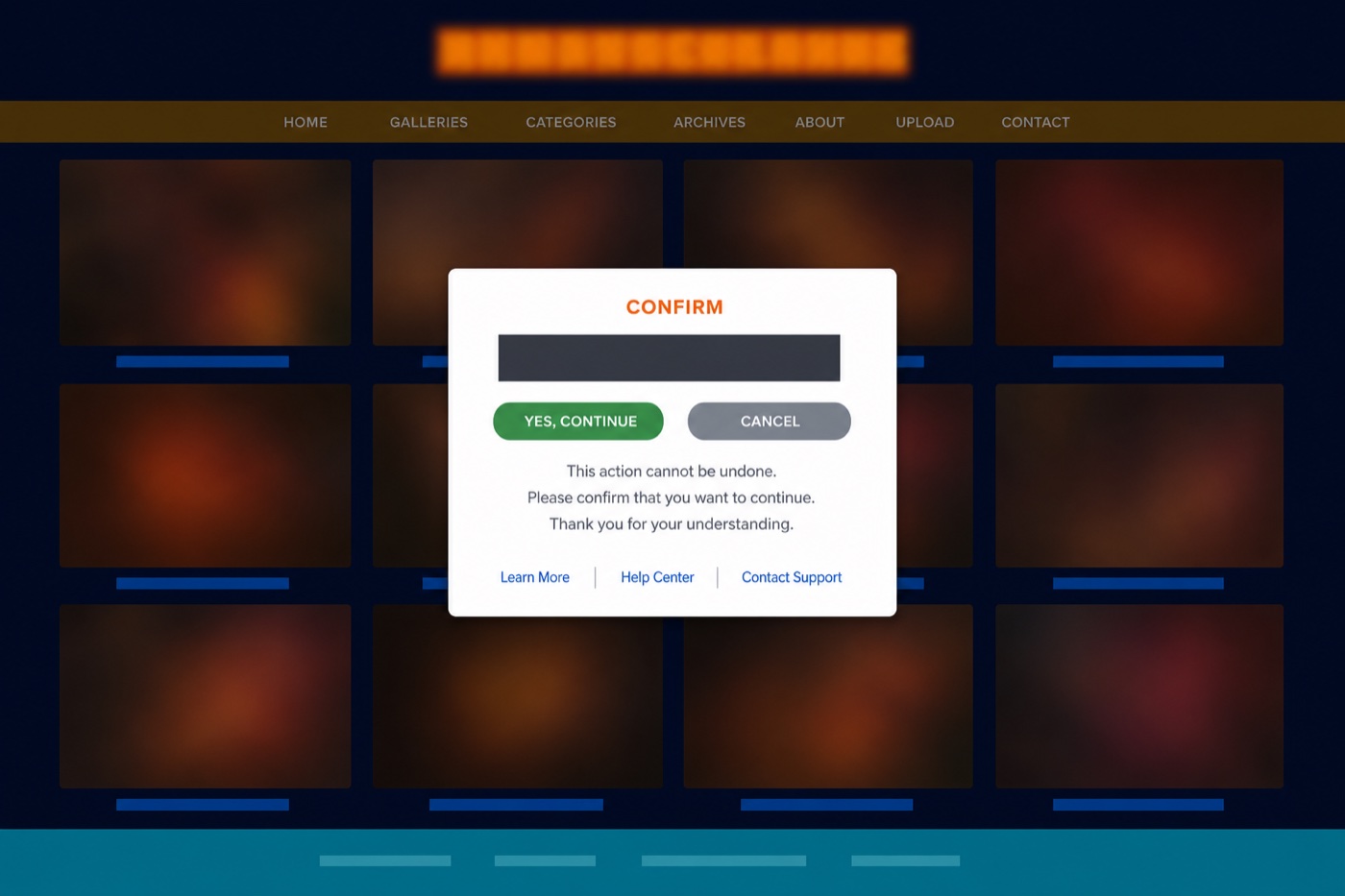 What the myxxgirl.com interface looks like