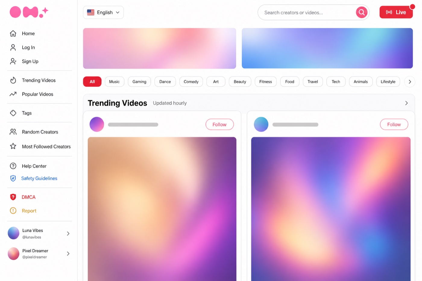 What the picazor.com interface looks like