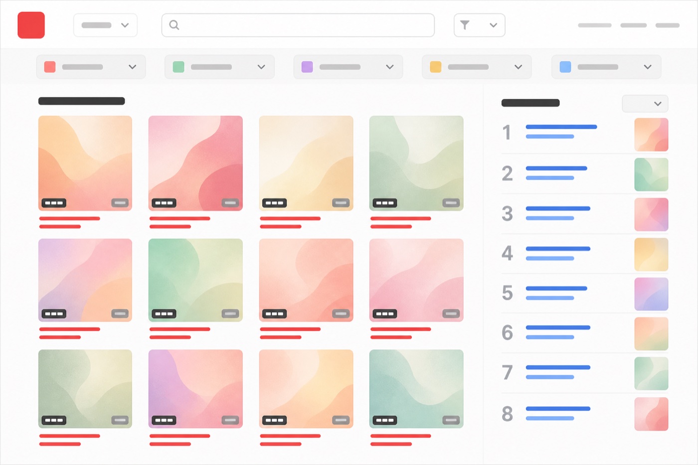 What the Pitube net interface looks like