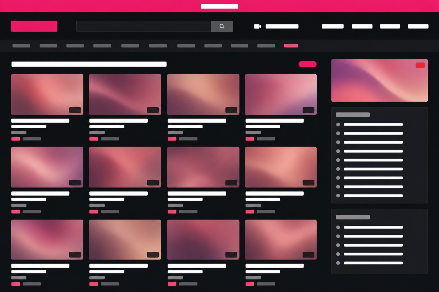 What the Pornhits com interface looks like