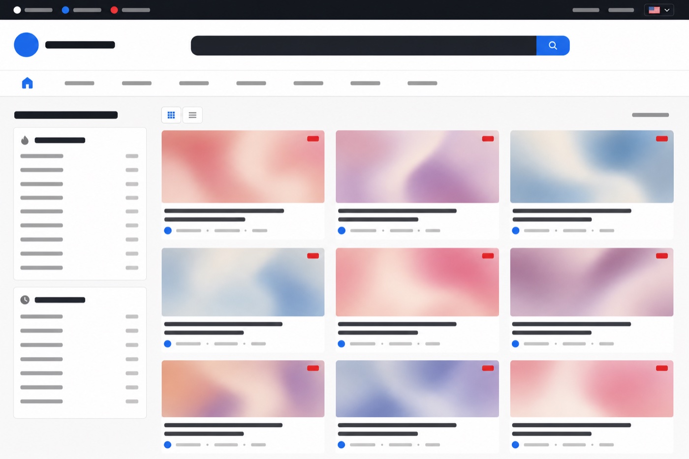 What the Tktube com interface looks like