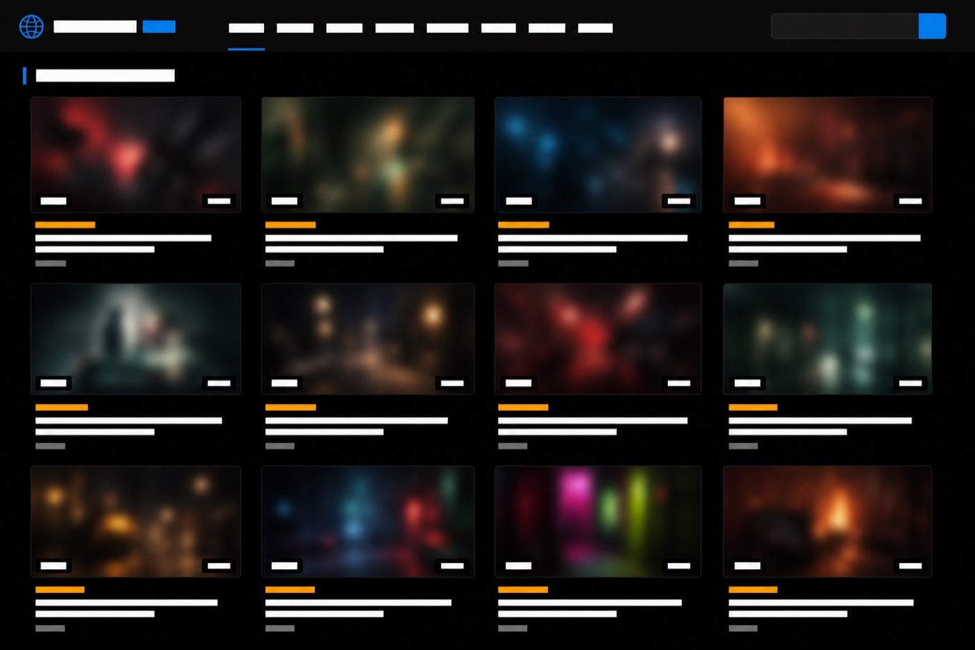 What the Videoindirxa net interface looks like