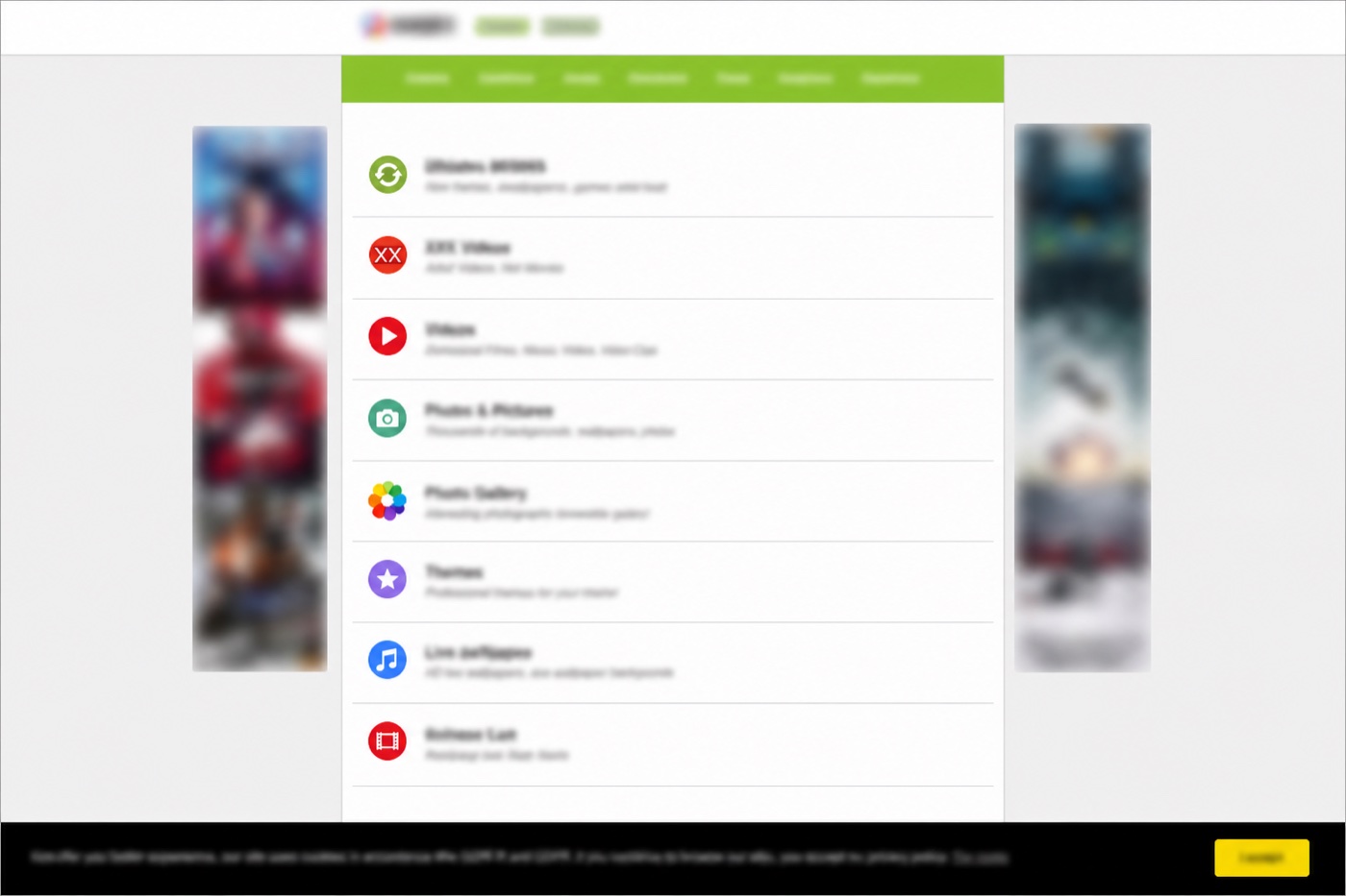 What the Waptrick com interface looks like